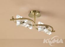 Krom plafon 2x40W G9